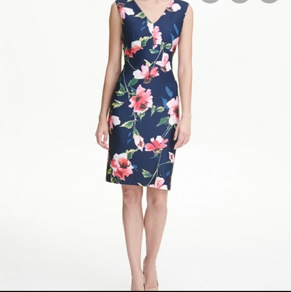 Tommy Hilfiger blue floral dress BNWT
